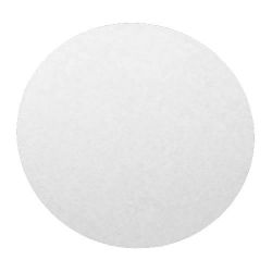 Round Poly Coated S/T Cards 9 Inch 1500MIC White - Pack of 100