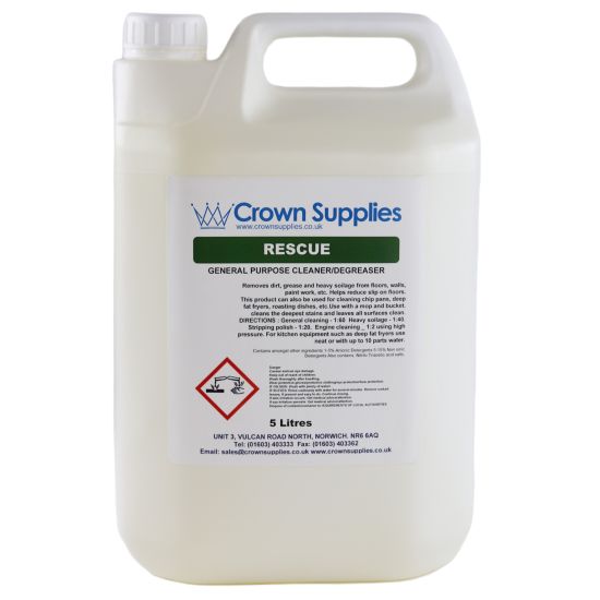 Rescue General Purpose Aniti-Bac Cleaner & Degreaser Concentrate 5lt CL2029