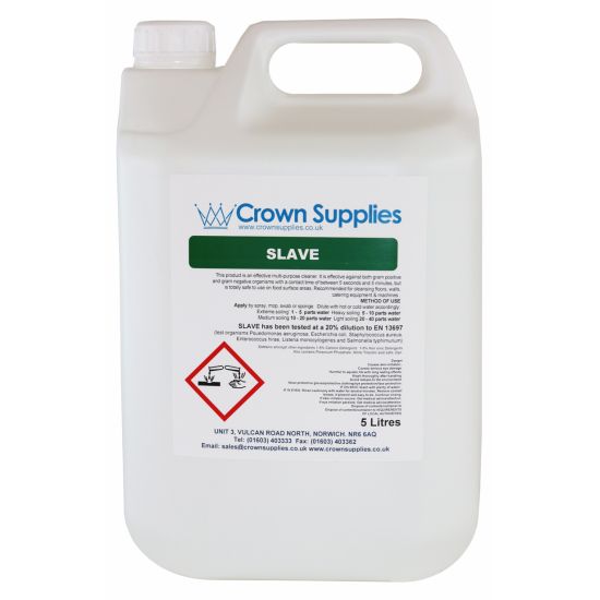 Slave Sanitiser Cleaner & Degreaser Concentrate 5lt CL2032 Slave Sanitiser Cleaner & Degreaser Concentrate 5lt CL2032