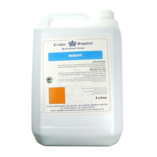 Professional Rebuff Floor Polish 5lt FLO1030 Professional Rebuff Floor Polish 5lt FLO1030