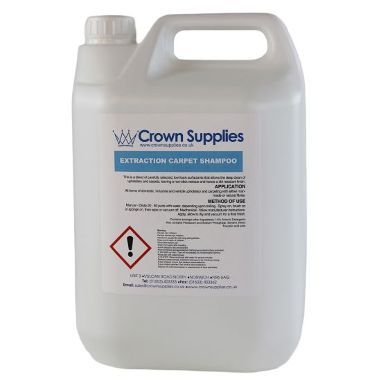 Professional Extraction Carpet Shampoo 5lt FLO2002 Professional Extraction Carpet Shampoo 5lt FLO2002