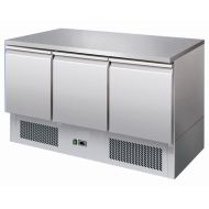 3 Door Counter Fridge
