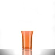 BBP Econ Polystyrene Shot Glass Neon Orange CE 25ml