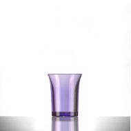 BBP Econ Polystyrene Shot Glass Neon Purple CE 25ml