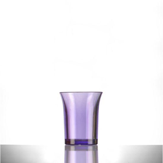 BBP Econ Polystyrene Shot Glass Neon Purple CE 25ml BBP 001-2NP CE BBP Econ Polystyrene Shot Glass Neon Purple CE 25ml BBP 001-2NP CE