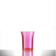 BBP Econ Polystyrene Shot Glass Neon Red CE 25ml