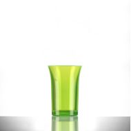 BBP Econ Polystyrene Shot Glass Neon Green CE 35ml