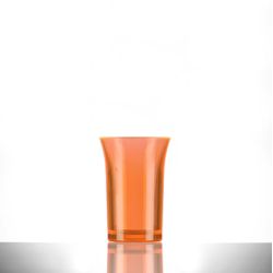 BBP Econ Polystyrene Shot Glass Neon Orange CE 35ml BBP Econ Polystyrene Shot Glass Neon Orange CE 35ml