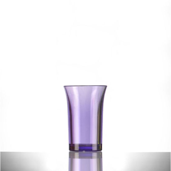 BBP Econ Polystyrene Shot Glass Neon Purple CE 35ml BBP 002-2NP CE