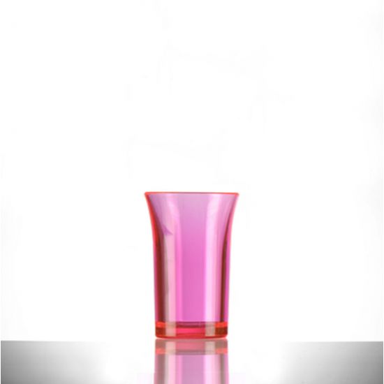 BBP Econ Polystyrene Shot Glass Neon Red CE 35ml BBP 002-2NR CE