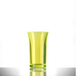 BBP Econ Polystyrene Shot Glass Neon Yellow CE 50ml
