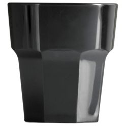 Remedy Polycarbonate Rocks Glass Black 255ml - Single