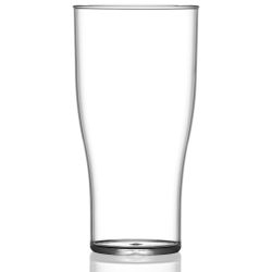 Econ Polystyrene Half Pint Tulip Glass Clear - Single 
