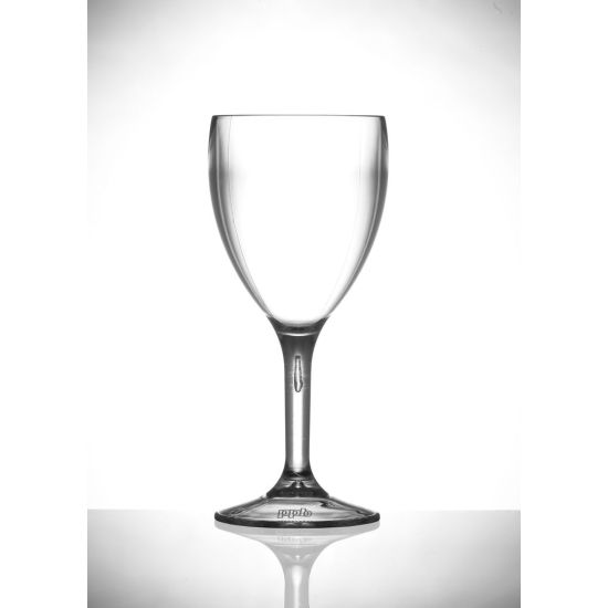 BBP Elite Premium Polycarbonate Wine Glass (12 Box)- Clear BBP 109-1CL CE