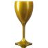 Elite Gold Wine Glass - Reusable Polycarbonate Plastic - 255ml / 9oz