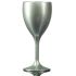 Wine Glass Silver - Reusable Polycarbonate Plastic - 255ml / 9oz