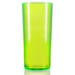 Econ Polystyrene Hi Ball Half Pint Glass Neon Green - Single