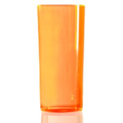 Econ Polystyrene Hi Ball Half Pint Glass Neon Orange - Single 