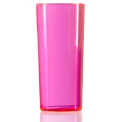 Econ Polystyrene Hi Ball Half Pint Glass Neon Red - Single 