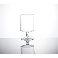 BBP ECON CLEAR POLYSTYRENE PLASTIC STACKING WINE GLASS