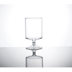 Econ Clear Polystyrene Stacking Wine Glasses CE Marked - Single 