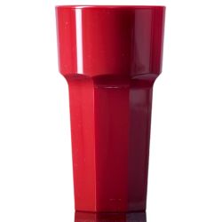 Elite Remedy Polycarbonate Red Half Pint Glass - Single 