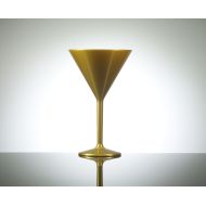 Polycarbonate Gold Martini Cup 200ml - Single