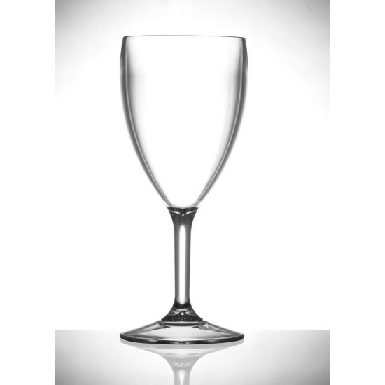 BBP Elite Premium  Polycarbonate Wine Glass Clear CE (12 Box) BBP 140-1CL CE