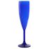 BBP Elite Premium Polycarb Champagne Flute Royal Blue - Single
