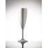 Elite Premium Polycarbonate Champagne Flute White - Single