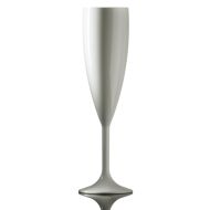 BBP Elite Premium Polycarb Champagne Flute Silver - Single