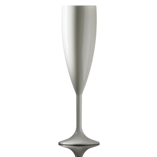 BBP Elite Premium Polycarb Champagne Flute Silver - Single BBP 141-1SV NS#PK1
