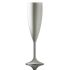 BBP Elite Premium Polycarb Champagne Flute Silver - Single