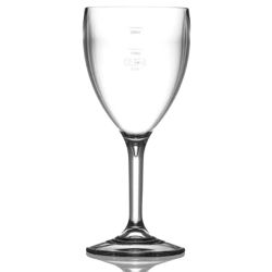 Elite Polycarbonate CE Wine Glass 250ml - Single