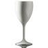 Wine Glass White - Reusable Polycarbonate Plastic 312ml / 11oz