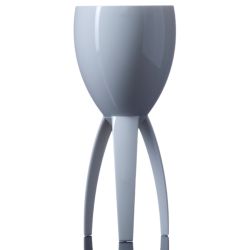 Elite Premium Polycarbonate Tristem Wine Glass White 312ml - Single