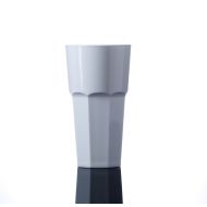 BBP Elite Remedy Polycarbonate Tall Glass White