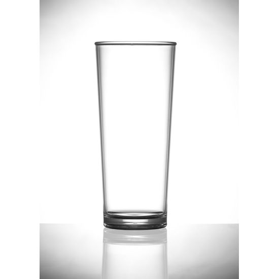 BBP Elite Premium Polycarbonate Pint Glass (24 Box) BBP 203-1NU CE