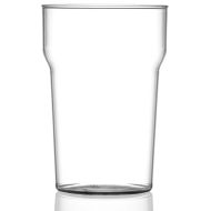 Elite Clear Polycarbonate Nonic Pint Glasses - Single 