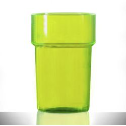 BBP Econ Polystyrene Tumbler Neon Green CE BBP Econ Polystyrene Tumbler Neon Green CE