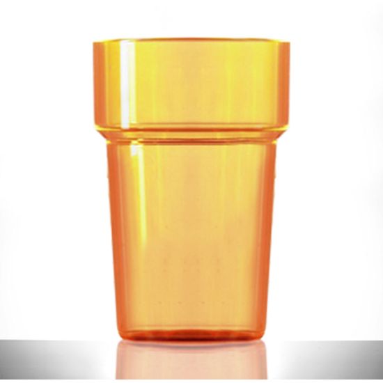 BBP Econ Polystyrene Tumbler Neon Orange CE BBP 250-2NO CE