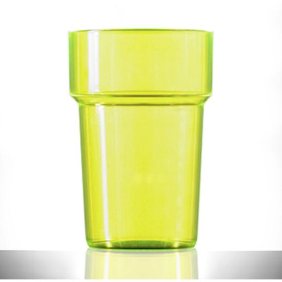 BBP Econ Polystyrene Tumbler Neon Yellow CE BBP 250-2NY CE