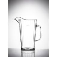 Elite 2 Pint Polycarbonate Jug LCE at 40oz / 1.25ltr Plastic Pitcher (Box of 4)