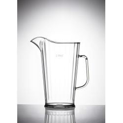 Elite 2 Pint Polycarbonate Jug LCE at 40oz / 1.25ltr Plastic Pitcher (Box of 4)