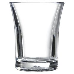 BBP Econ Clear Polystyrene Shot Glass 25ml CE Marked - Single