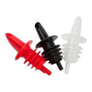 Beaumont Red Economy Freeflow Plastic Pourer – Case QTY 10