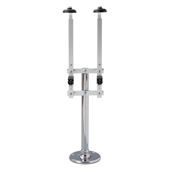 Beaumont Single Pillar Fixed 2 Bottle Stand 70cl/1 Litre BEA 3220 Beaumont Single Pillar Fixed 2 Bottle Stand 70cl/1 Litre BEA 3220