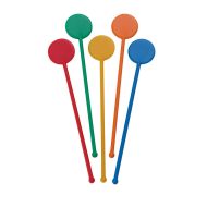 Beaumont 6 Inch Disc Stirrers – Assorted – Case QTY 250