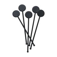 Beaumont 6 Inch Disc Stirrers – Black – Case QTY 250