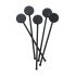 Beaumont 6 Inch Disc Stirrers – Black – Case QTY 250
